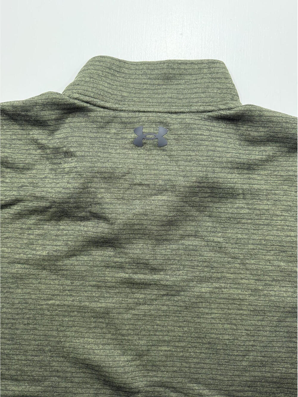 Under Armour Golf Storm Pullover Mens Large Green 1/4 Zip Sweater Fleece - Picture 10 of 11